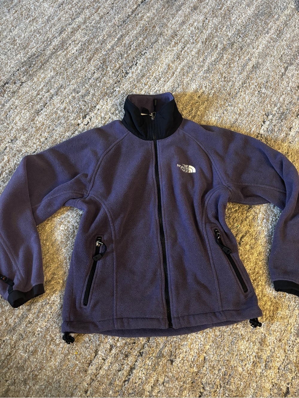The North Face Kids Purple Full-Zip Fleece Jacket